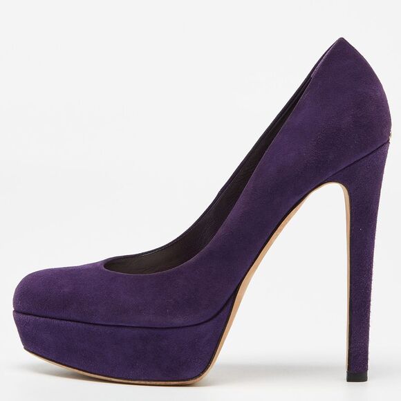Dior Purple Suede Miss Dior Platform Pumps Size 38,New Products : American Fashion Style Bags On Sale